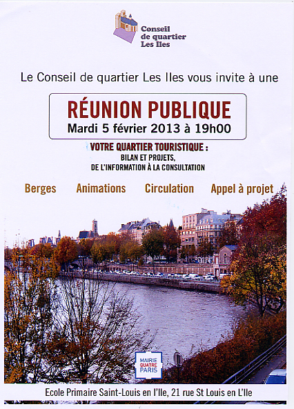 Réunion publique 5 février